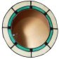 Round Stained Glass Mirror