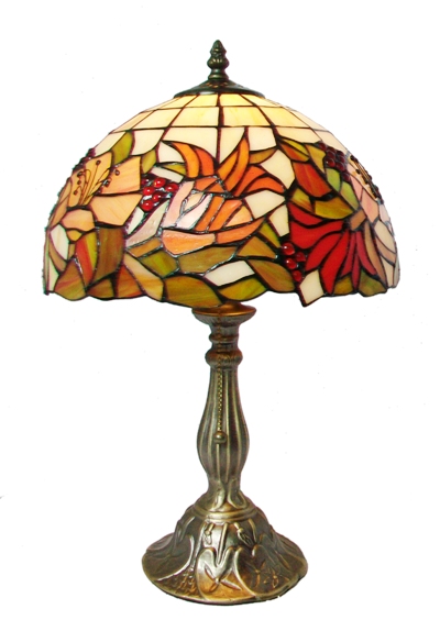12 Inch Floral Tiffany Table Lamp