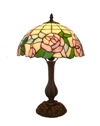 Round 12 Inch Mackintosh Rose Table Lamp