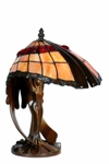 10 Inch Art Deco Flying Lady Table Lamp