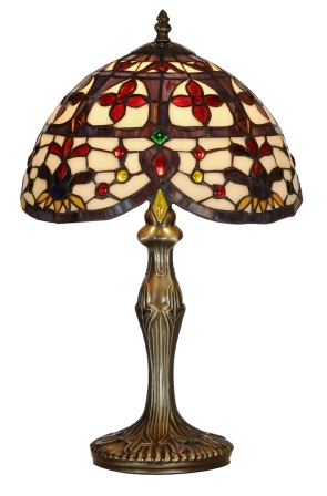 12 Inch Jewelled Elizabethan Table Lamp