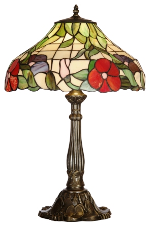 Large 16 inch Peonie Tiffany Table Lamp
