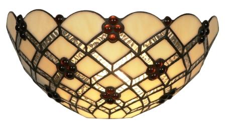 12 Inch Cream and Gold Wall Light