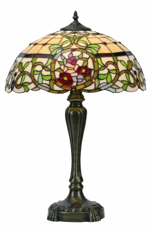 Medium Mackintosh design leaded glass Table Lamp