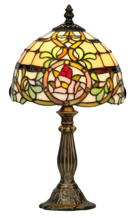 Small Mackintosh leaded glass Table Lamp*