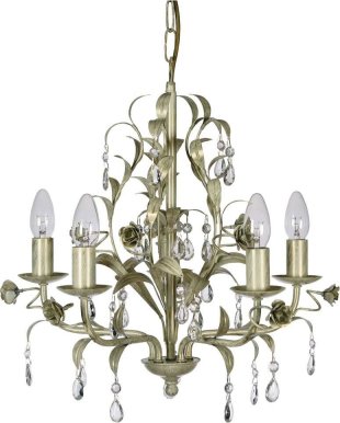 Venetian Cream and Gold Chandelier