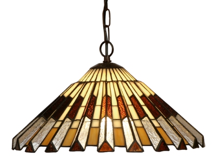 Fluted Tiffany Ceiling Shade