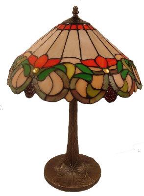 Floral Tiffany Table Lamp