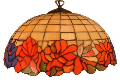 18" Floral Pendant Light