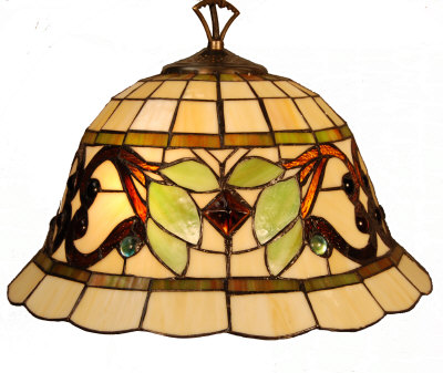 16" Floral Pendant Light