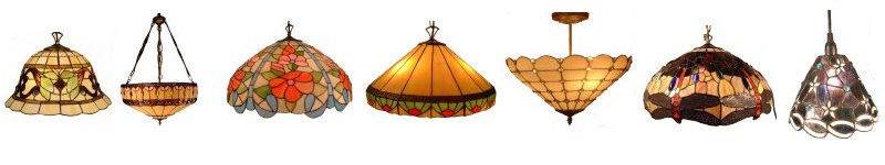 Glass Tiffany Ceiling shade lights