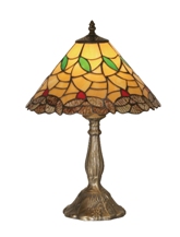 13 Inch Gold Edge Table Lamp