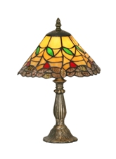 9 Inch Gold Edge Table Lamp