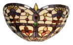 12 Inch Jewelled Elizabethan Wall Light