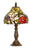 Small 8 inch Tiffany Peonie Table Lamp
