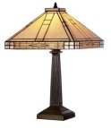 12 inch cream Art Deco design Table Lamp