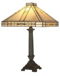 16 inch cream Art Deco design Table Lamp