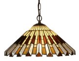 Fluted Tiffany Ceiling Shade
