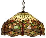 20 Inch Tiffany Dragonfly Ceiling Shade