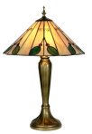 16 Inch Green Leaf Tiffany Table Lamp