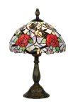 Colourful Floral 12 Inch Table Lamp