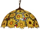 16 inch Tiffany Sunflower ceiling shade