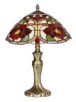 Elegant 12 inch Tiffany Rose design Table Lamp